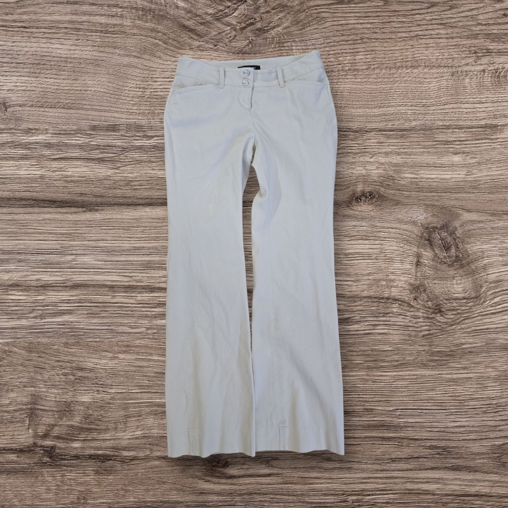 White House Black Market Cream‎ Trousers